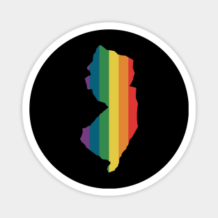 New Jersey State Rainbow Magnet